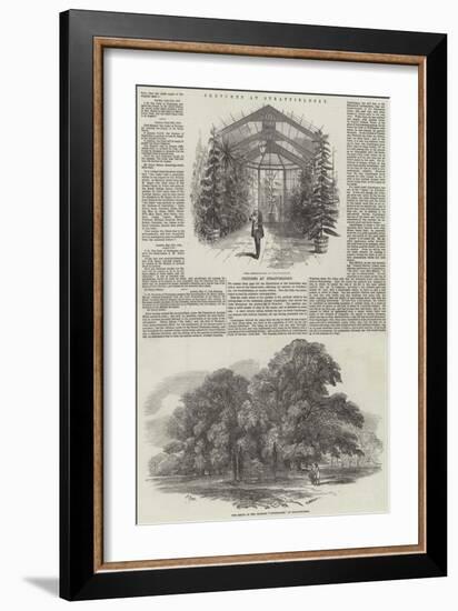 Sketches at Stratfieldsay-Samuel Read-Framed Giclee Print