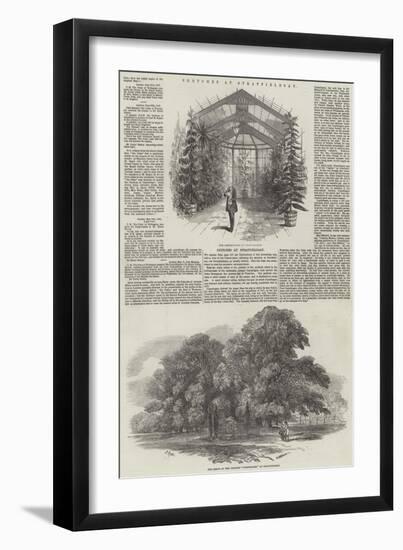 Sketches at Stratfieldsay-Samuel Read-Framed Giclee Print