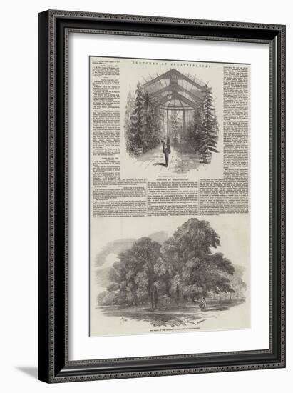 Sketches at Stratfieldsay-Samuel Read-Framed Giclee Print