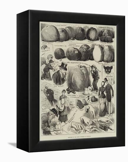 Sketches at the Apple Congress at Chiswick-Alfred Courbould-Framed Premier Image Canvas