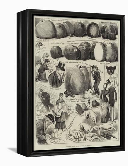 Sketches at the Apple Congress at Chiswick-Alfred Courbould-Framed Premier Image Canvas