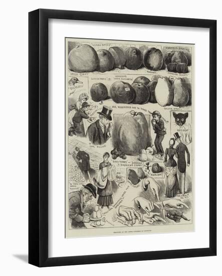 Sketches at the Apple Congress at Chiswick-Alfred Courbould-Framed Giclee Print