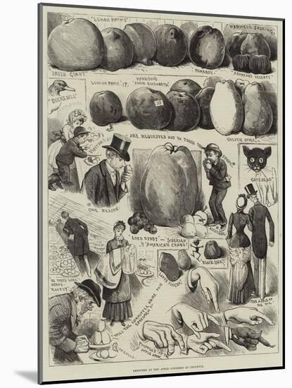 Sketches at the Apple Congress at Chiswick-Alfred Courbould-Mounted Giclee Print