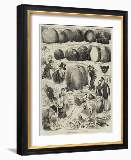 Sketches at the Apple Congress at Chiswick-Alfred Courbould-Framed Giclee Print