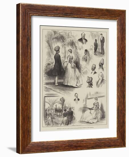 Sketches at the Ball Given to the Colonial and Indian Visitors at the Guildhall-Henry Stephen Ludlow-Framed Giclee Print