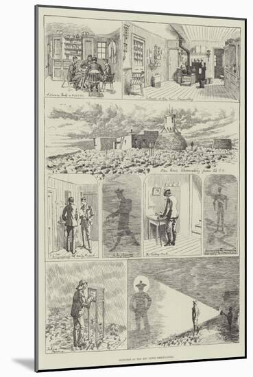 Sketches at the Ben Nevis Observatory-Alfred Courbould-Mounted Giclee Print