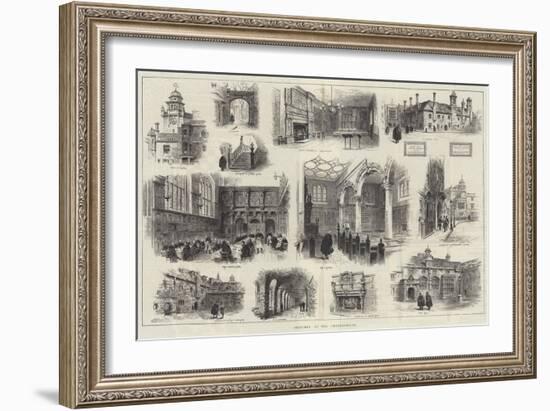 Sketches at the Charterhouse-Alfred Robert Quinton-Framed Giclee Print