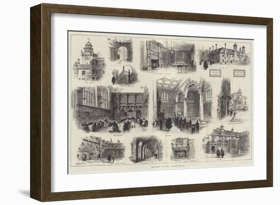 Sketches at the Charterhouse-Alfred Robert Quinton-Framed Giclee Print