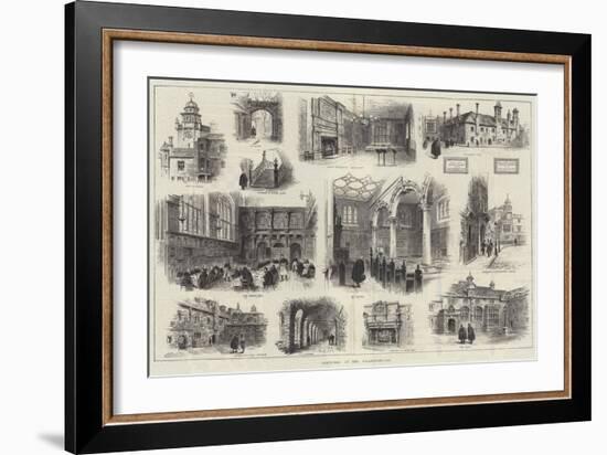 Sketches at the Charterhouse-Alfred Robert Quinton-Framed Giclee Print