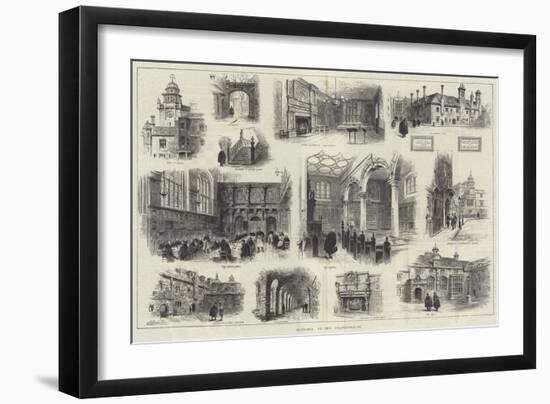 Sketches at the Charterhouse-Alfred Robert Quinton-Framed Giclee Print