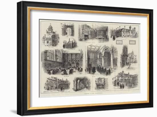 Sketches at the Charterhouse-Alfred Robert Quinton-Framed Giclee Print