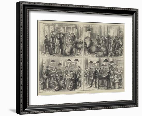 Sketches at the General Post-Office-null-Framed Giclee Print