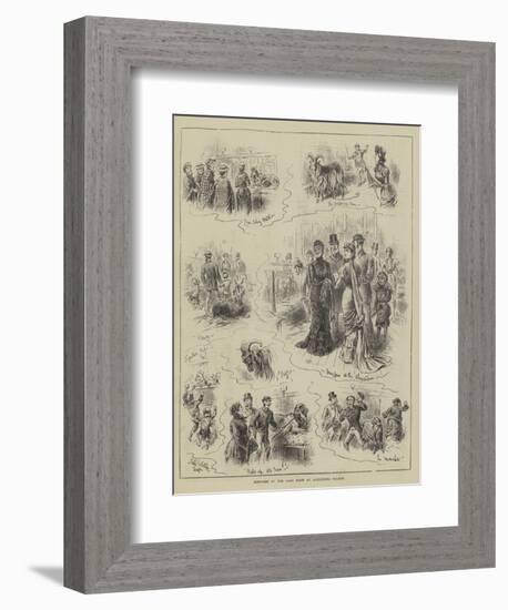 Sketches at the Goat Show at Alexandra Palace-John Jellicoe-Framed Giclee Print