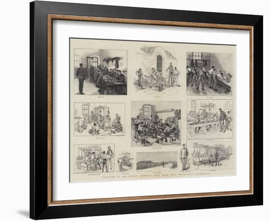 Sketches at the Gordon Memorial Boys' Home, Fort Wallington, Portsmouth-null-Framed Giclee Print