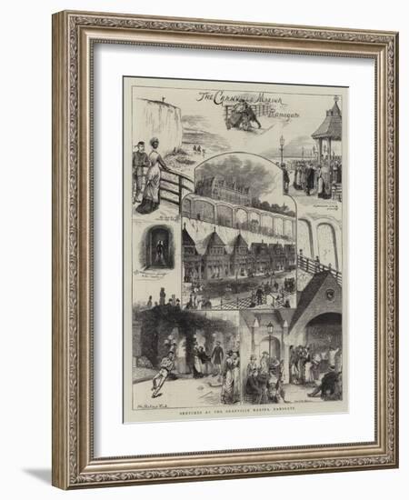 Sketches at the Granville Marina, Ramsgate-William Ralston-Framed Giclee Print