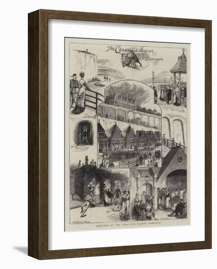 Sketches at the Granville Marina, Ramsgate-William Ralston-Framed Giclee Print