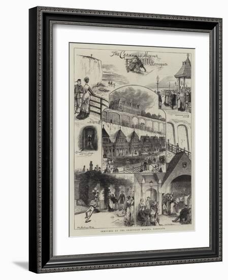 Sketches at the Granville Marina, Ramsgate-William Ralston-Framed Giclee Print