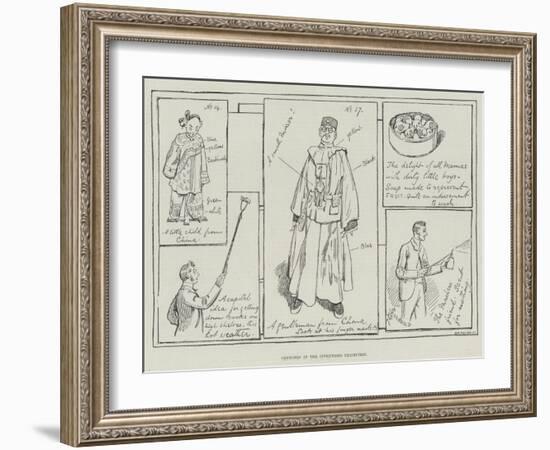 Sketches at the Inventions Exhibition-Alfred Courbould-Framed Giclee Print