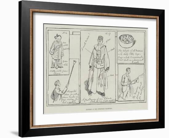 Sketches at the Inventions Exhibition-Alfred Courbould-Framed Giclee Print