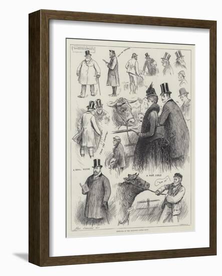 Sketches at the Islington Cattle Show-Henry Stephen Ludlow-Framed Giclee Print