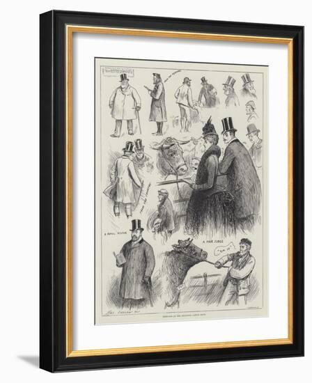 Sketches at the Islington Cattle Show-Henry Stephen Ludlow-Framed Giclee Print