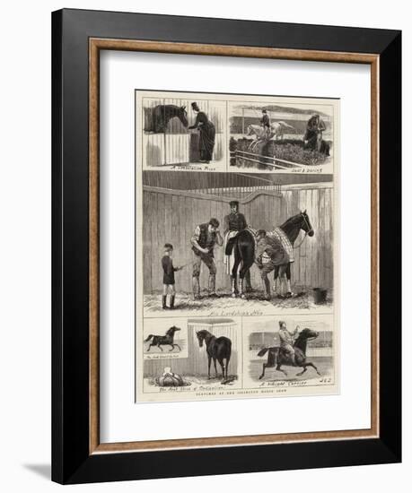 Sketches at the Islington Horse Show-John Charles Dollman-Framed Giclee Print