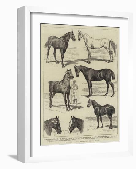 Sketches at the Islington Horse Show-Alfred Chantrey Corbould-Framed Giclee Print