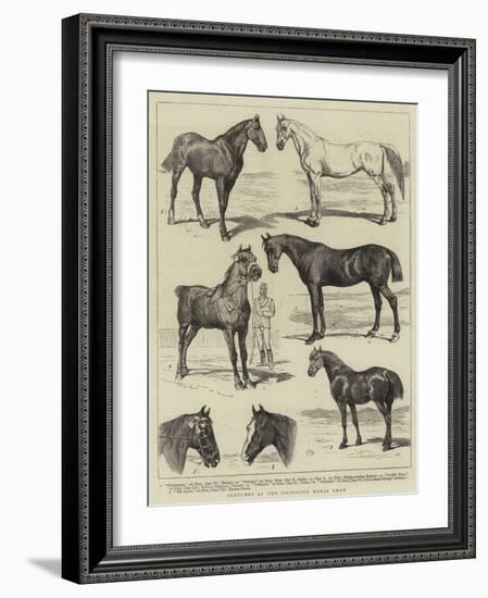 Sketches at the Islington Horse Show-Alfred Chantrey Corbould-Framed Giclee Print