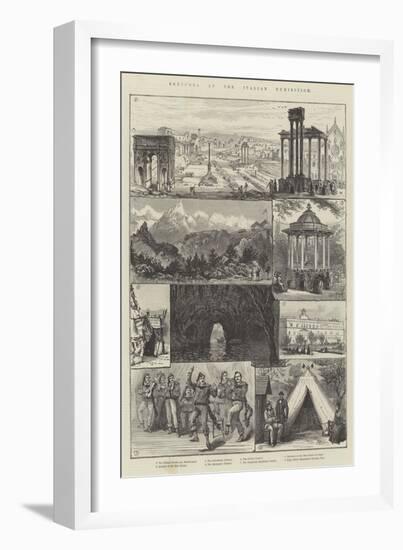 Sketches at the Italian Exhibition-null-Framed Giclee Print