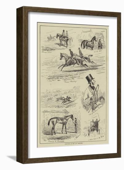 Sketches at the July Meeting-null-Framed Giclee Print