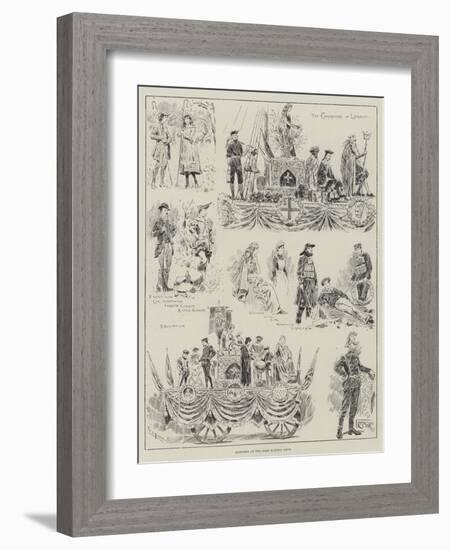 Sketches at the Lord Mayor's Show-William Douglas Almond-Framed Giclee Print