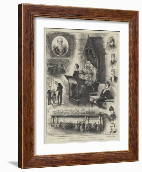 Sketches at the Mayor's Juvenile Ball at the Manchester Townhall-Henry Stephen Ludlow-Framed Giclee Print