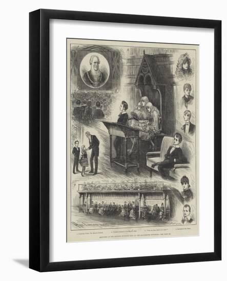 Sketches at the Mayor's Juvenile Ball at the Manchester Townhall-Henry Stephen Ludlow-Framed Giclee Print