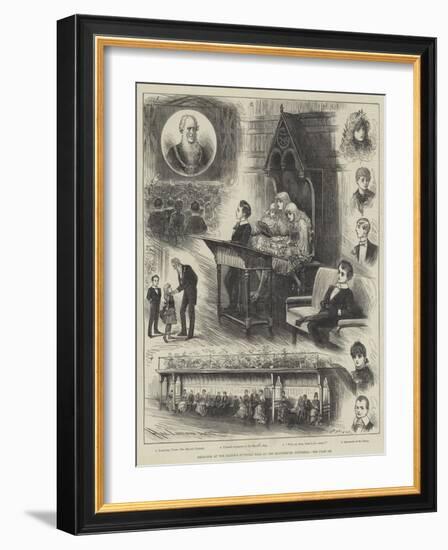 Sketches at the Mayor's Juvenile Ball at the Manchester Townhall-Henry Stephen Ludlow-Framed Giclee Print