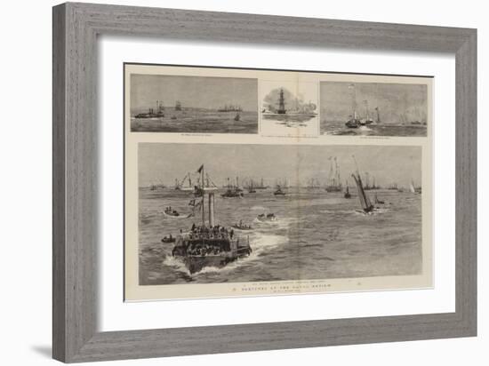 Sketches at the Naval Review-William Lionel Wyllie-Framed Giclee Print