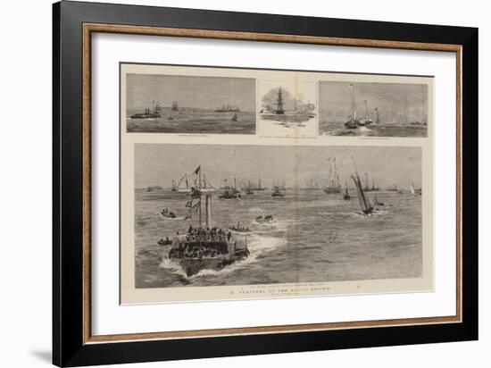 Sketches at the Naval Review-William Lionel Wyllie-Framed Giclee Print