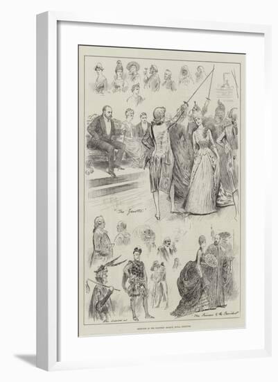 Sketches at the Painters' Masque, Royal Institute-Henry Stephen Ludlow-Framed Giclee Print