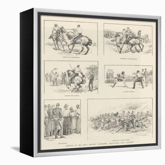 Sketches at the Royal Military Tournament, Agricultural Hall, Islington-Evelyn Stuart Hardy-Framed Premier Image Canvas