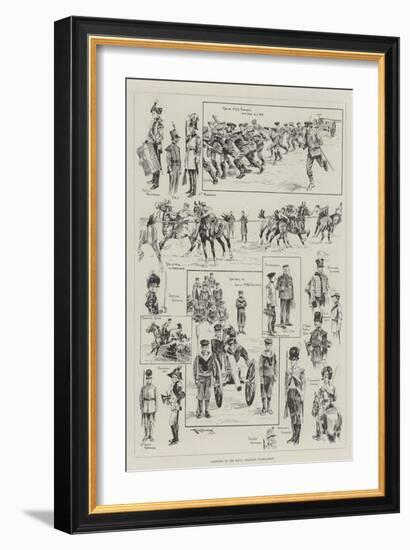 Sketches at the Royal Military Tournament-Ralph Cleaver-Framed Giclee Print