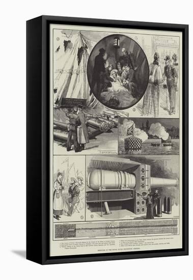 Sketches at the Royal Naval Exhibition, Chelsea-Thomas Harrington Wilson-Framed Premier Image Canvas