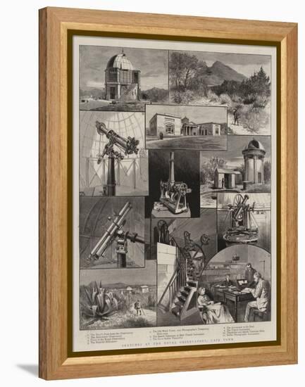 Sketches at the Royal Observatory, Cape Town-null-Framed Premier Image Canvas