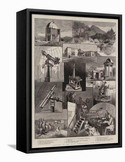 Sketches at the Royal Observatory, Cape Town-null-Framed Premier Image Canvas