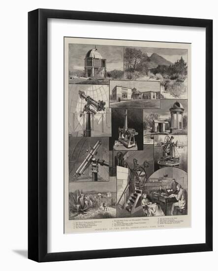 Sketches at the Royal Observatory, Cape Town-null-Framed Giclee Print