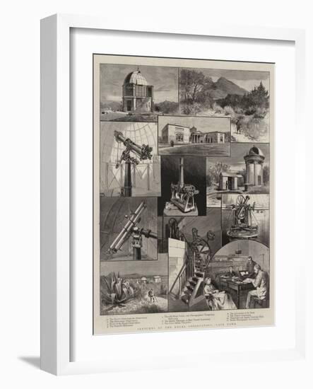 Sketches at the Royal Observatory, Cape Town-null-Framed Giclee Print