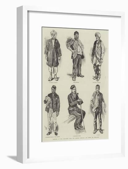 Sketches at the Strangers' Home for Asiatics, Africans, and South Sea Islanders-William Douglas Almond-Framed Giclee Print