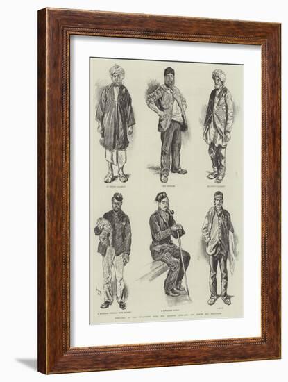 Sketches at the Strangers' Home for Asiatics, Africans, and South Sea Islanders-William Douglas Almond-Framed Giclee Print