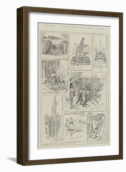 Sketches at the Wimbledon Rifle Meeting-Alfred Courbould-Framed Giclee Print