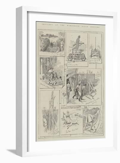 Sketches at the Wimbledon Rifle Meeting-Alfred Courbould-Framed Giclee Print