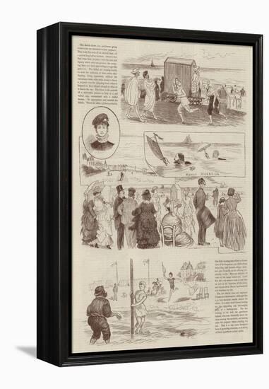 Sketches at Trouville-Randolph Caldecott-Framed Premier Image Canvas