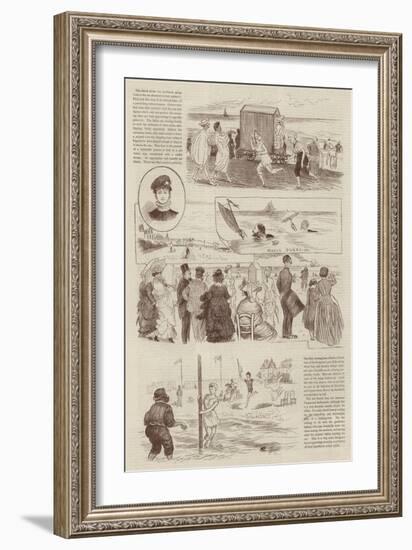 Sketches at Trouville-Randolph Caldecott-Framed Giclee Print